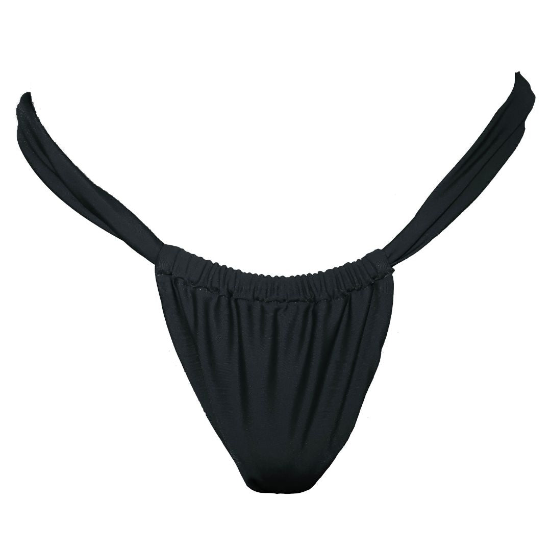 Ti Amo Bikini Bottom: Black