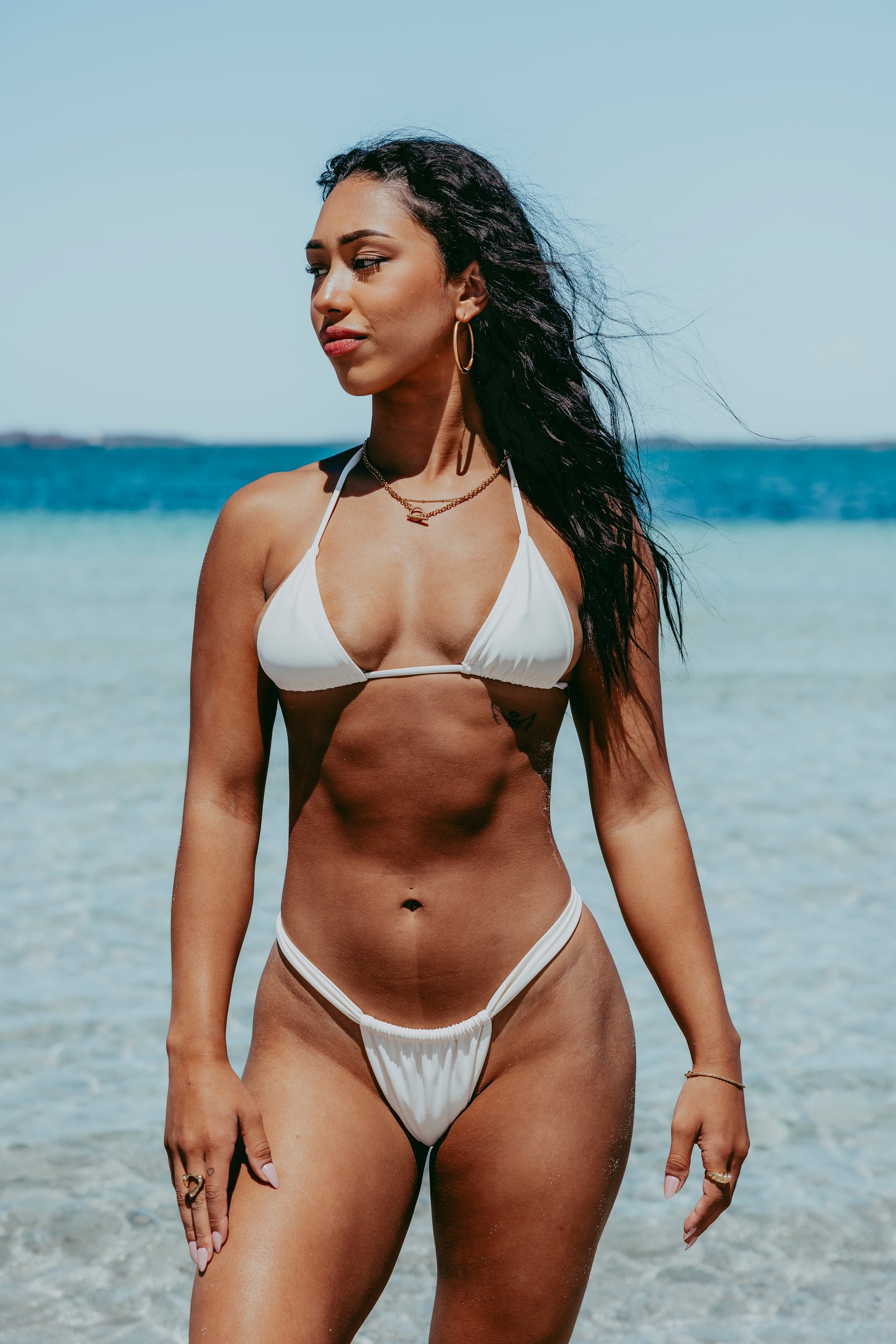 Messina Bikini Top: Ivory