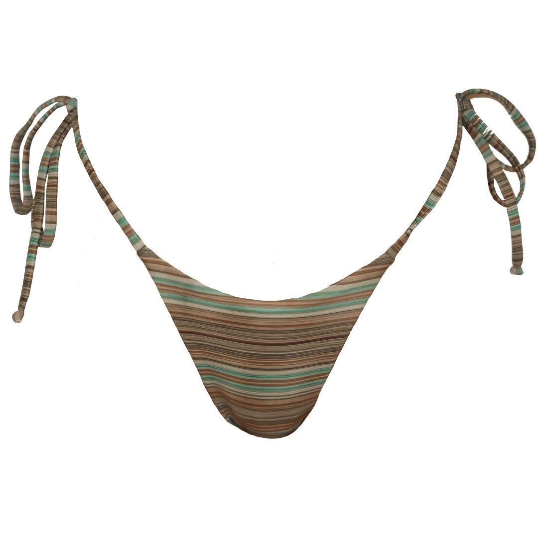 Spezia Bikini Bottoms: Green Bando