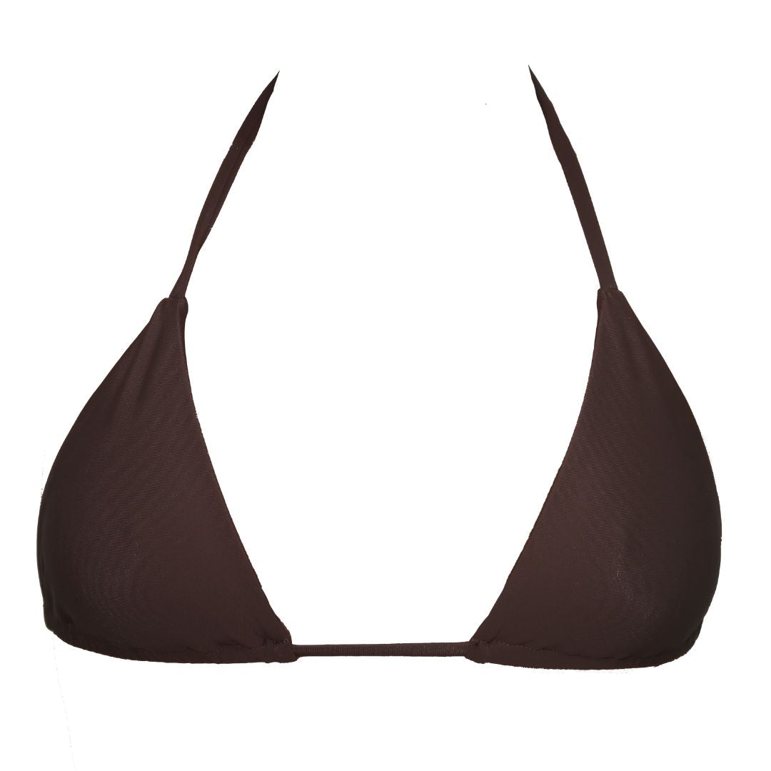 Messina Bikini Top: Brown