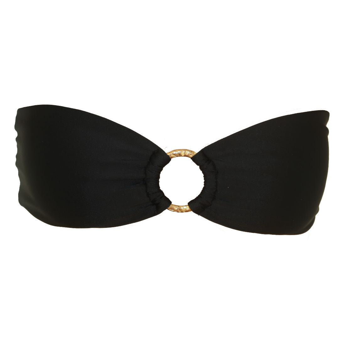 Calabria Bikini Top: Black